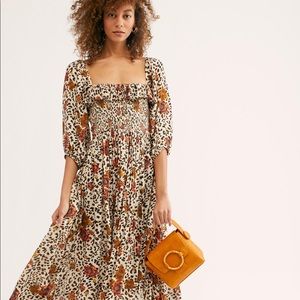 Gently Used Free People Oasis Maxi Dress Size Small Sand Combo